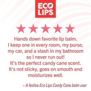 Candy Cane Plant Pod® Organic Lip Balm, 3 Pack Carton