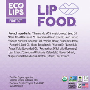 LIP FOOD® Protect Organic Lip Balm, 0.15 oz.