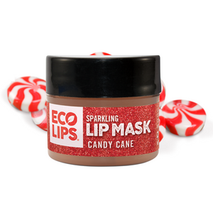Sparkling Holiday Vanilla Mint Candy Cane Lip Mask 0.25 oz.