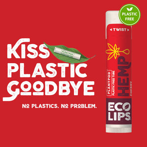 Eco Lips Hemp Cherry ingredient list with certifications
