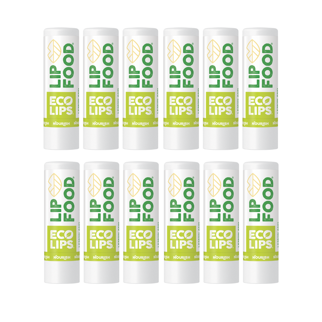LIP FOOD® Nourish Organic Lip Balm, 12-Pack