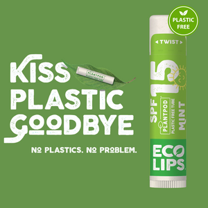 Classic Mint Plant Pod® Broad Spectrum SPF Sunscreen Lip Balm, 6 Pack