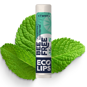 Vegan Bee Free® Plant Pod® Sweet Mint Organic Lip Balm, 0.15 oz.