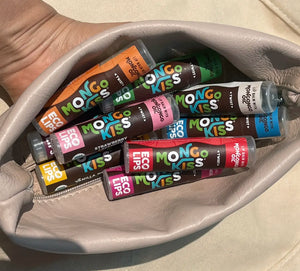 Mongo Kiss comparison of .25 ounce tube measurements compared to .15 ounce tube.