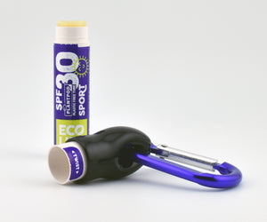 Classic Plant Pod® Broad Spectrum SPF 30 Sport Sunscreen Lip Balm with Carabiner