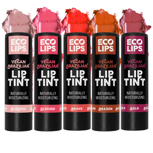 Vegan Brazilian Lip Tints, 5 Pack Variety