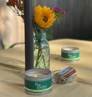 Bug Soother Mosquito Repellent Candle + 1 oz. Spray Bottle Pack