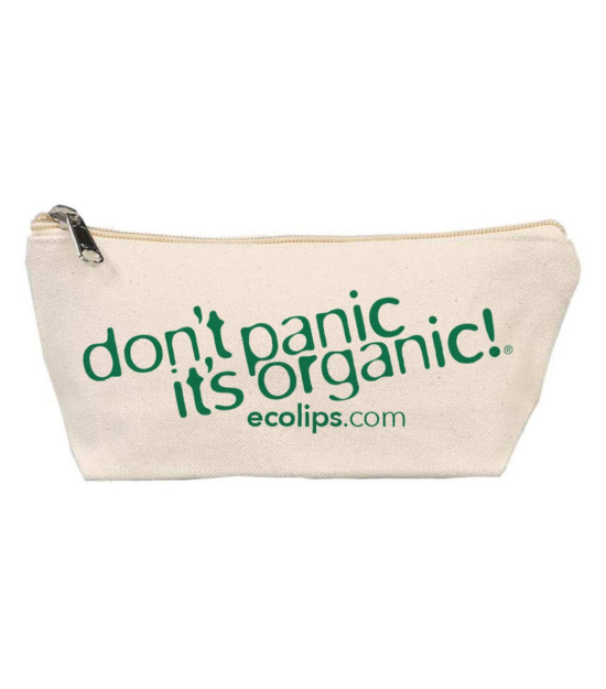 Don't Panic It's Organic® Canvas Cosmetic Bag