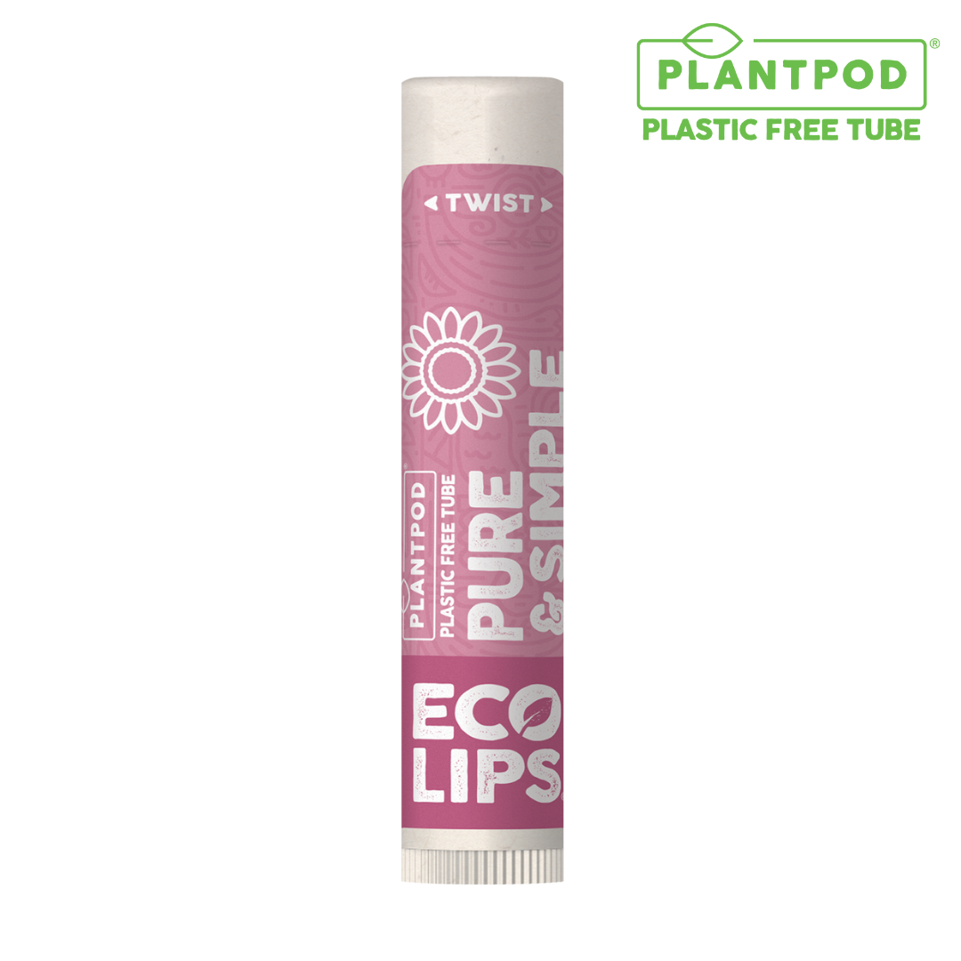 Pure & Simple Raspberry Plant Pod® Organic Lip Balm, 0.15 oz.