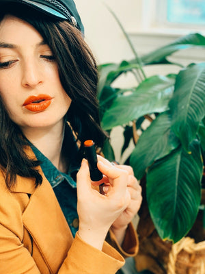 Vegan Brazilian Lip Tint, Brazen 0.15 oz.