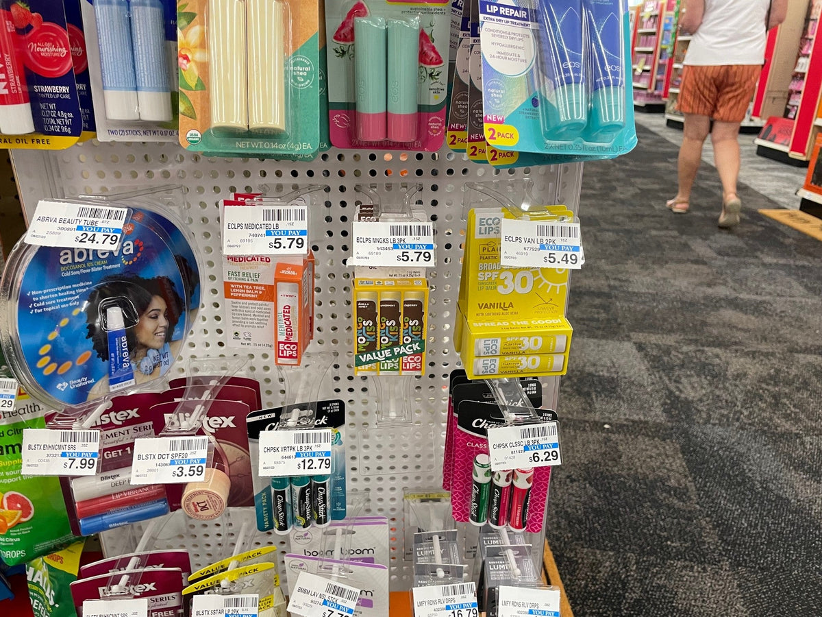 CVS The First Certified Organic Medicated Lip Balm by Eco Lip