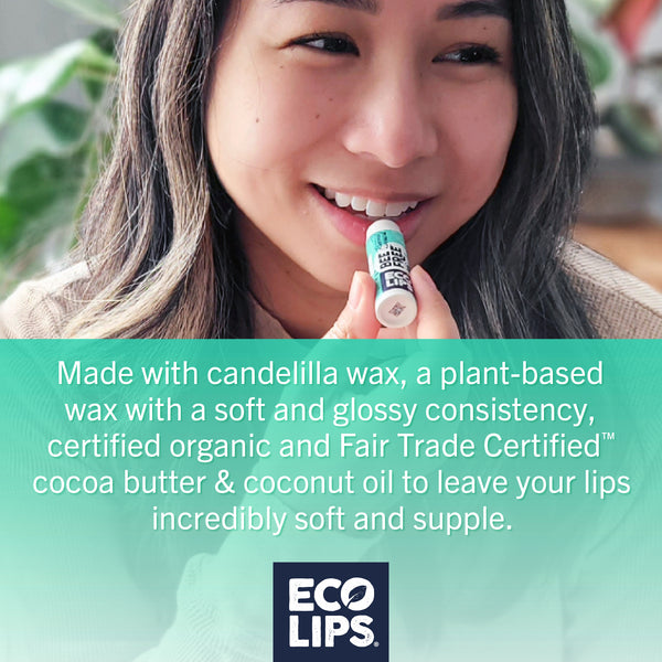 Eco Lips Vegan Superfruit Bee Free Lip Balm Includes Candelilla Wax O