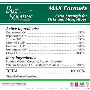 Bug Soother MAX Mosquito &amp; Tick Repellent Packs