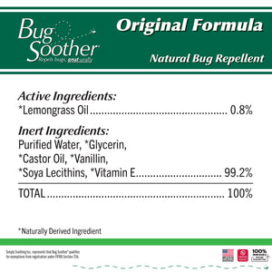 Bug Soother Bug Repellent Candle + 8 oz. and 1 oz. Spray Bottle Pack