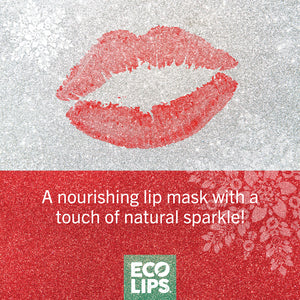 Sparkling Holiday Vanilla Mint Candy Cane Lip Mask 0.25 oz.