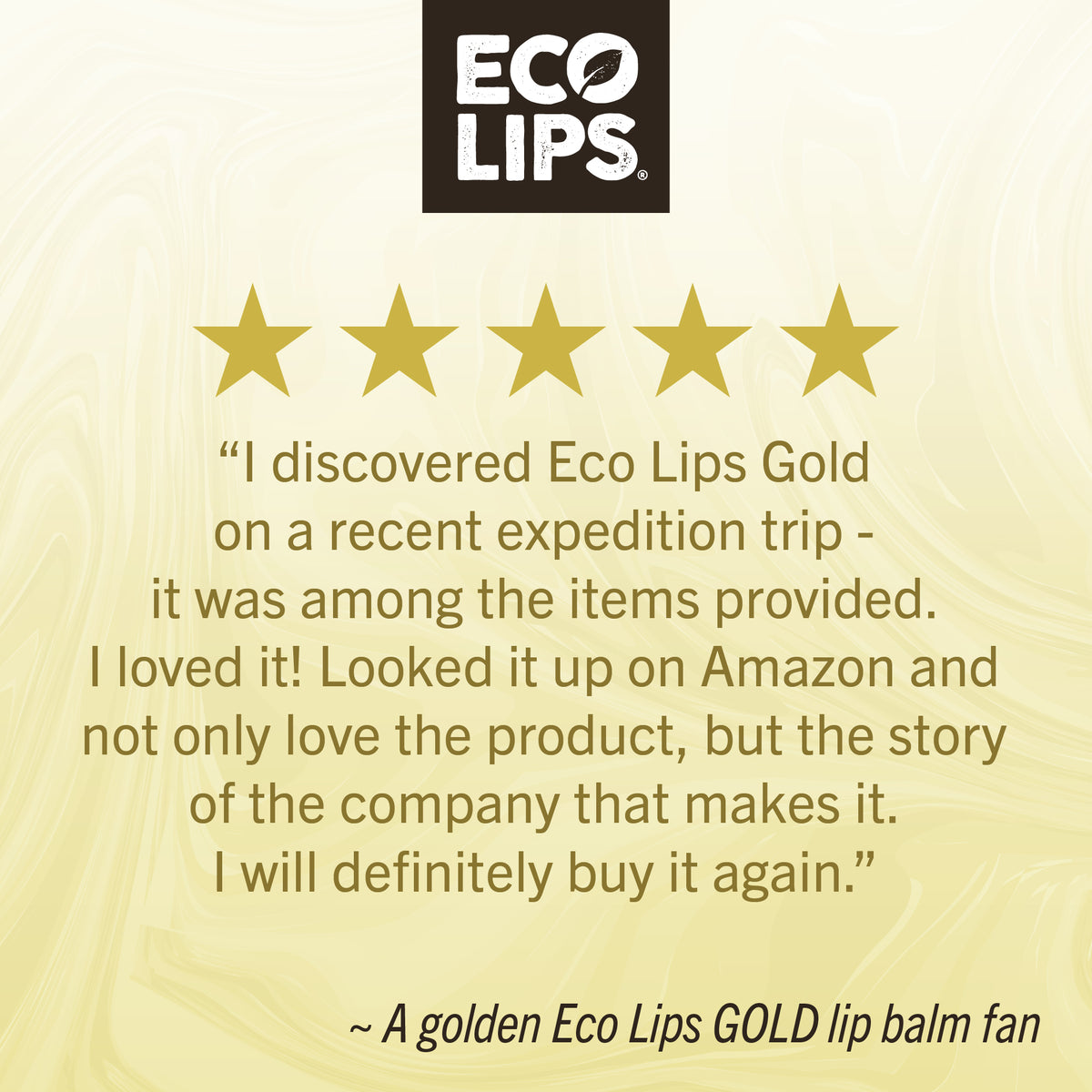 Gold Plant Pod® Organic Lip Balm, 6 Pack