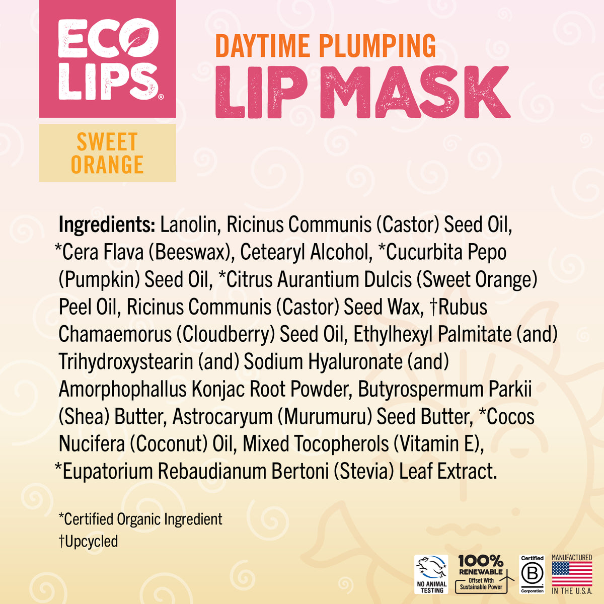 Plumping Daytime Lip Mask + Vanilla Bean Lip Scrub, 2-count