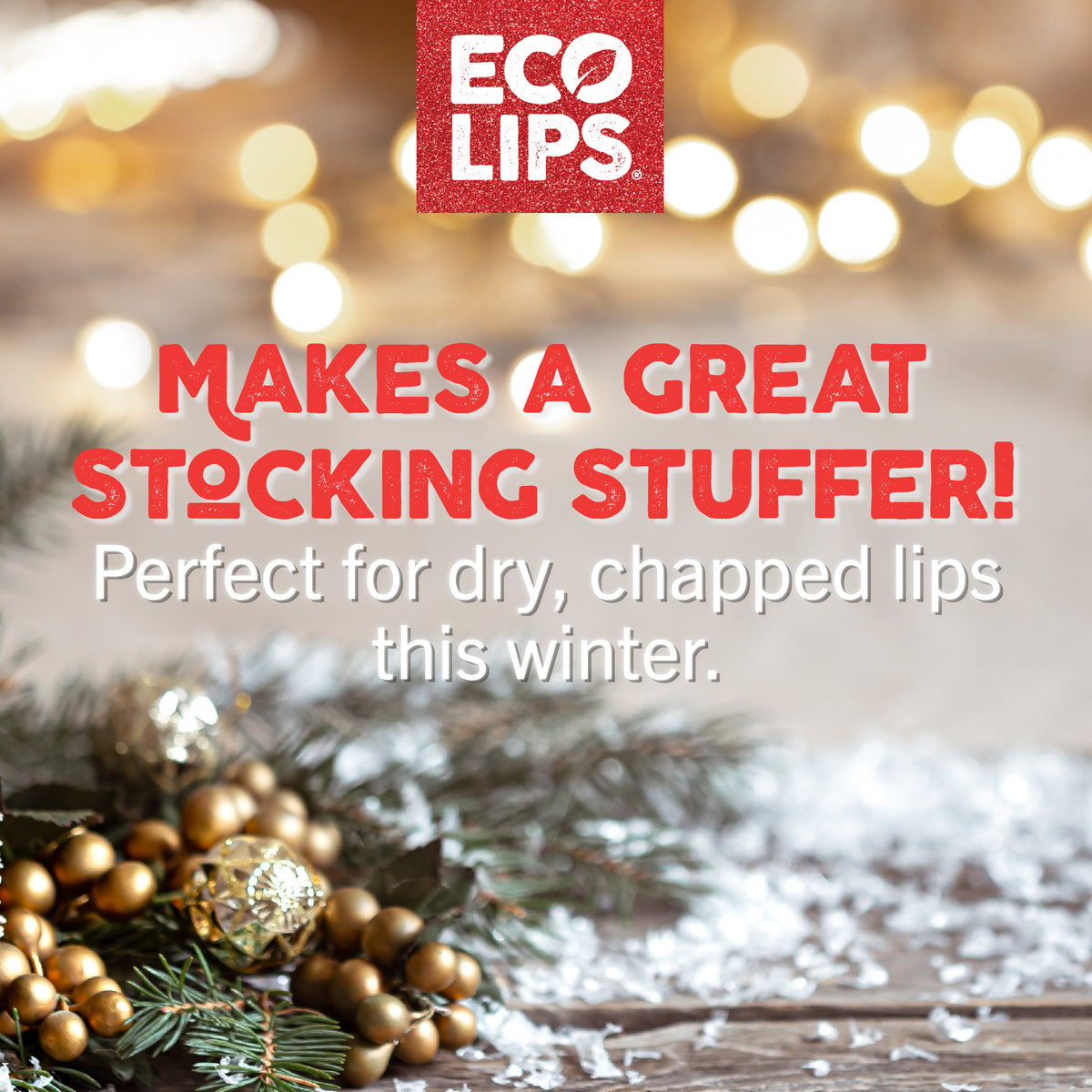 Sparkling Holiday Vanilla Mint Candy Cane Lip Mask 0.25 oz.