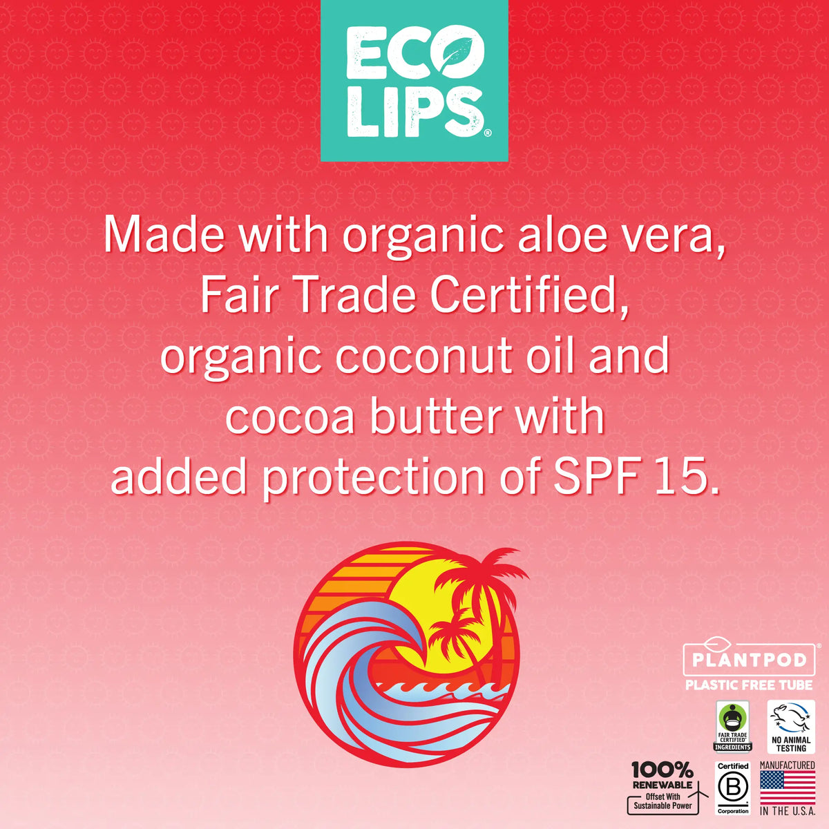Information on ingredients used in the spf balm. 