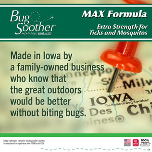 Bug Soother MAX Extra Strength Mosquito &amp; Tick Repellent