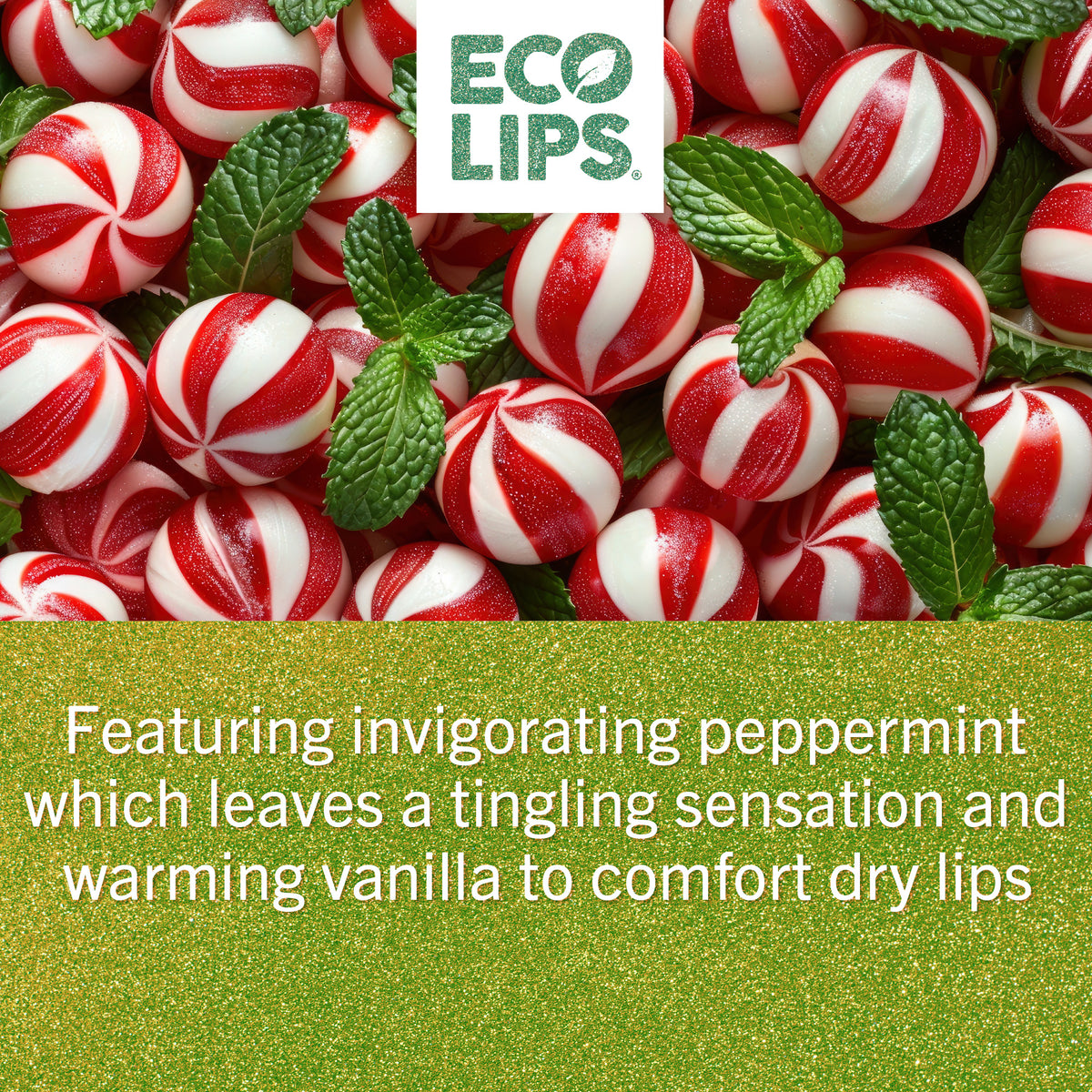 Holiday Candy Cane Vanilla Mint Sugar Lip Scrub 0.25 oz.