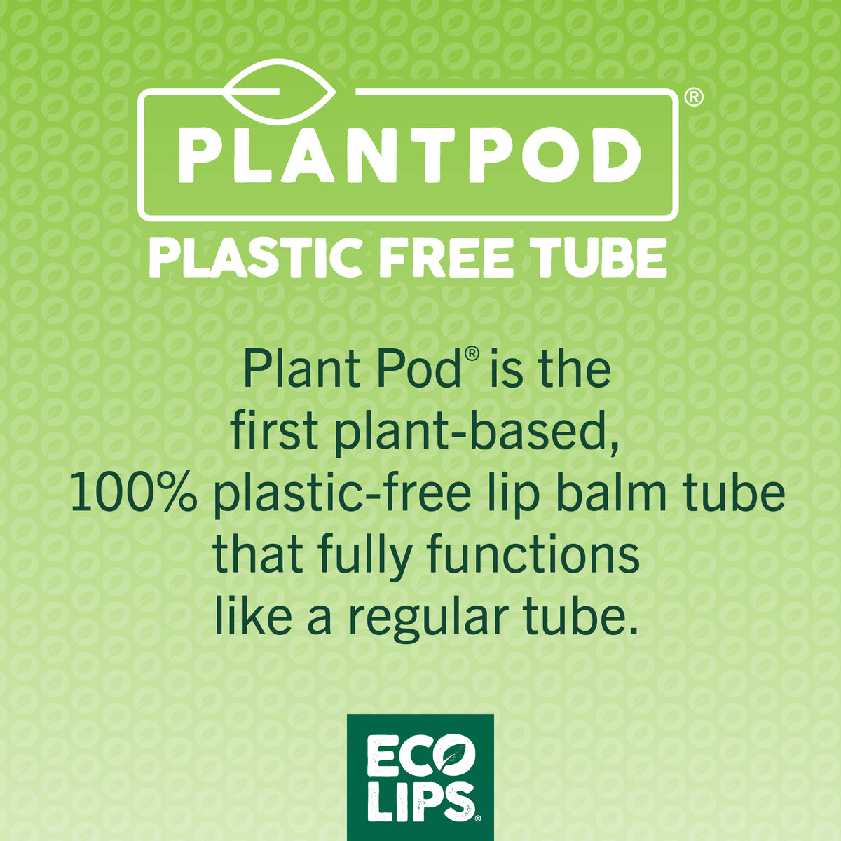 Classic Plant Pod® Sport Broad Spectrum SPF 30 Sunscreen Lip Balm, 0.15 oz.