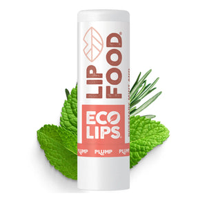 Lip balm products with text on a pink background