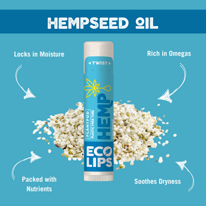 Hemp Coconut Plant Pod® Organic Lip Balm, 6 Pack