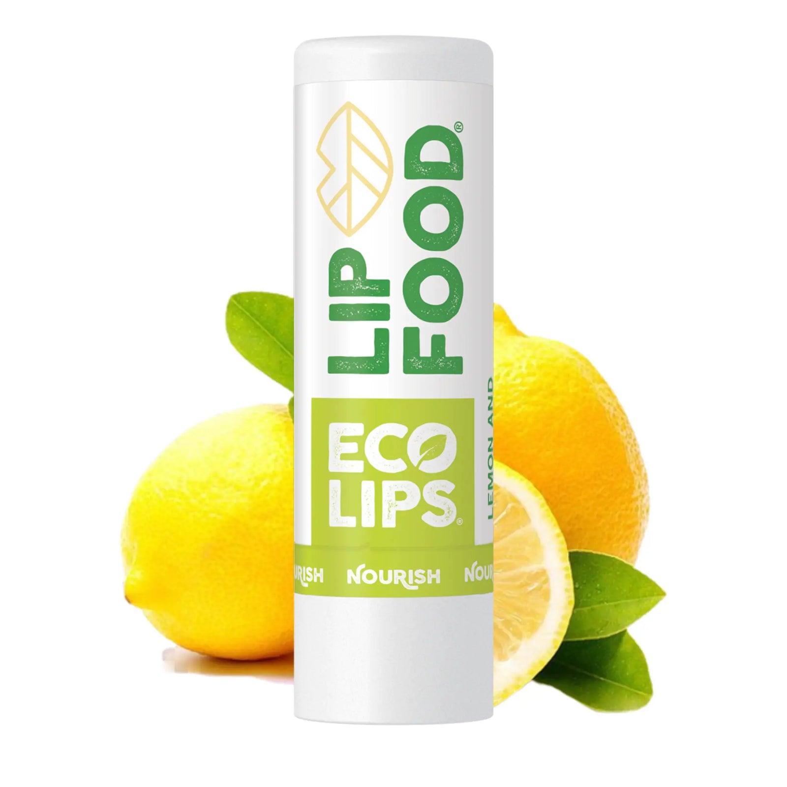 LIP FOOD® Nourish Lemon Spirulina Organic Lip Balm, 0.15 oz.