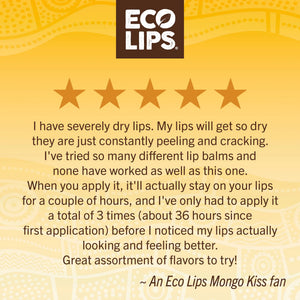 Good for your lips. Good for the planet. 