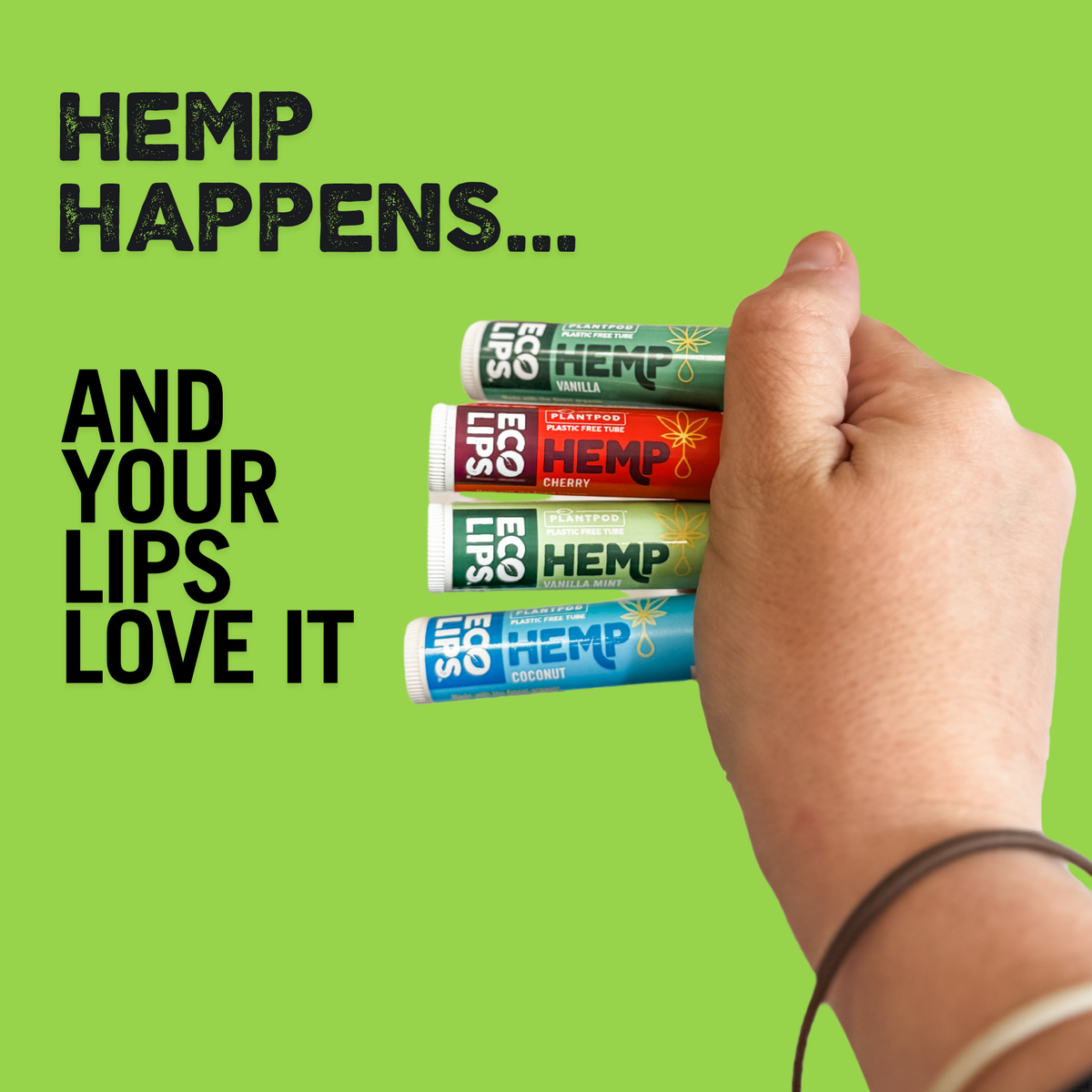 Hemp Variety Plant Pod® Organic Lip Balm, 6 Pack