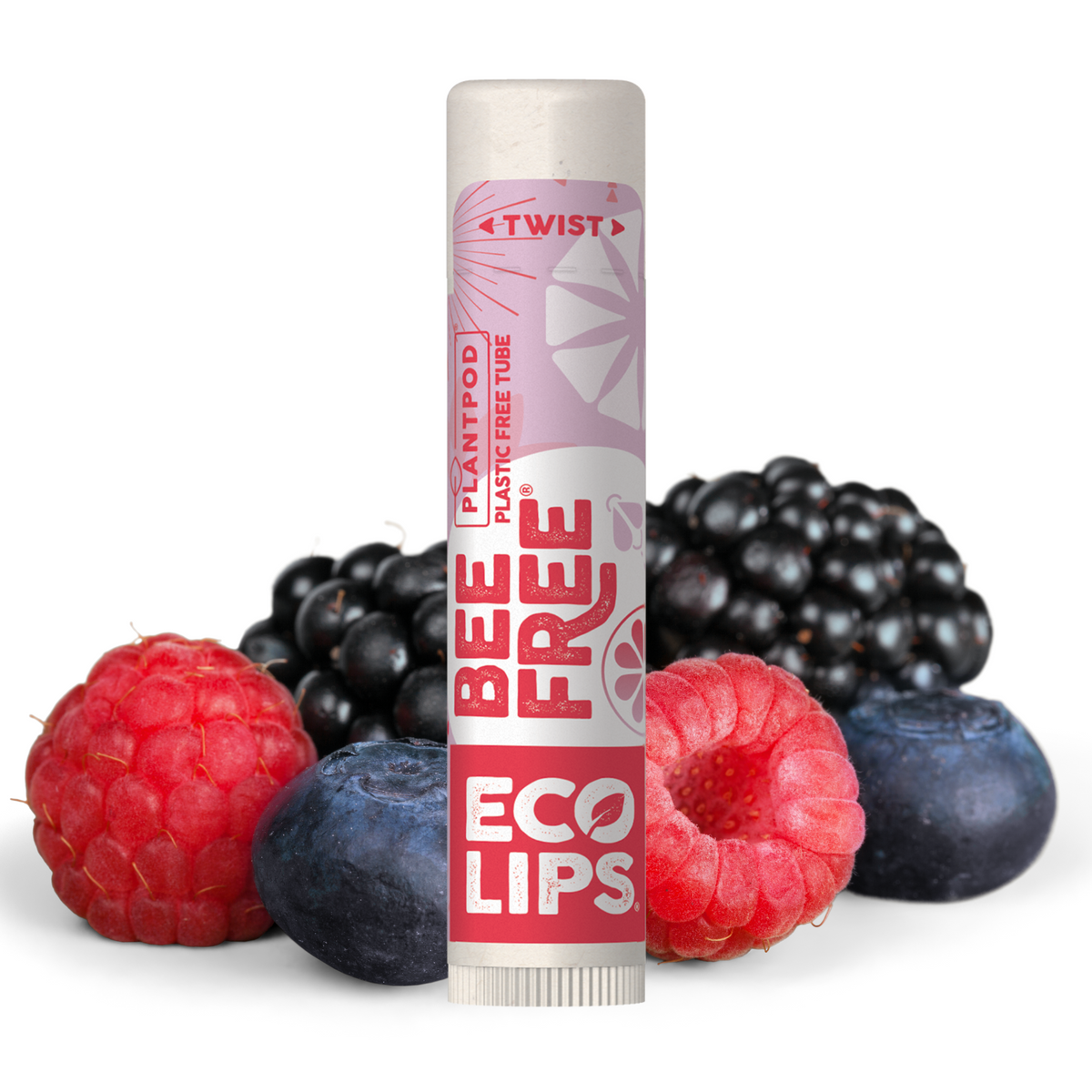 Vegan Bee Free® Plant Pod® Superfruit Organic Lip Balm, 0.15 oz.