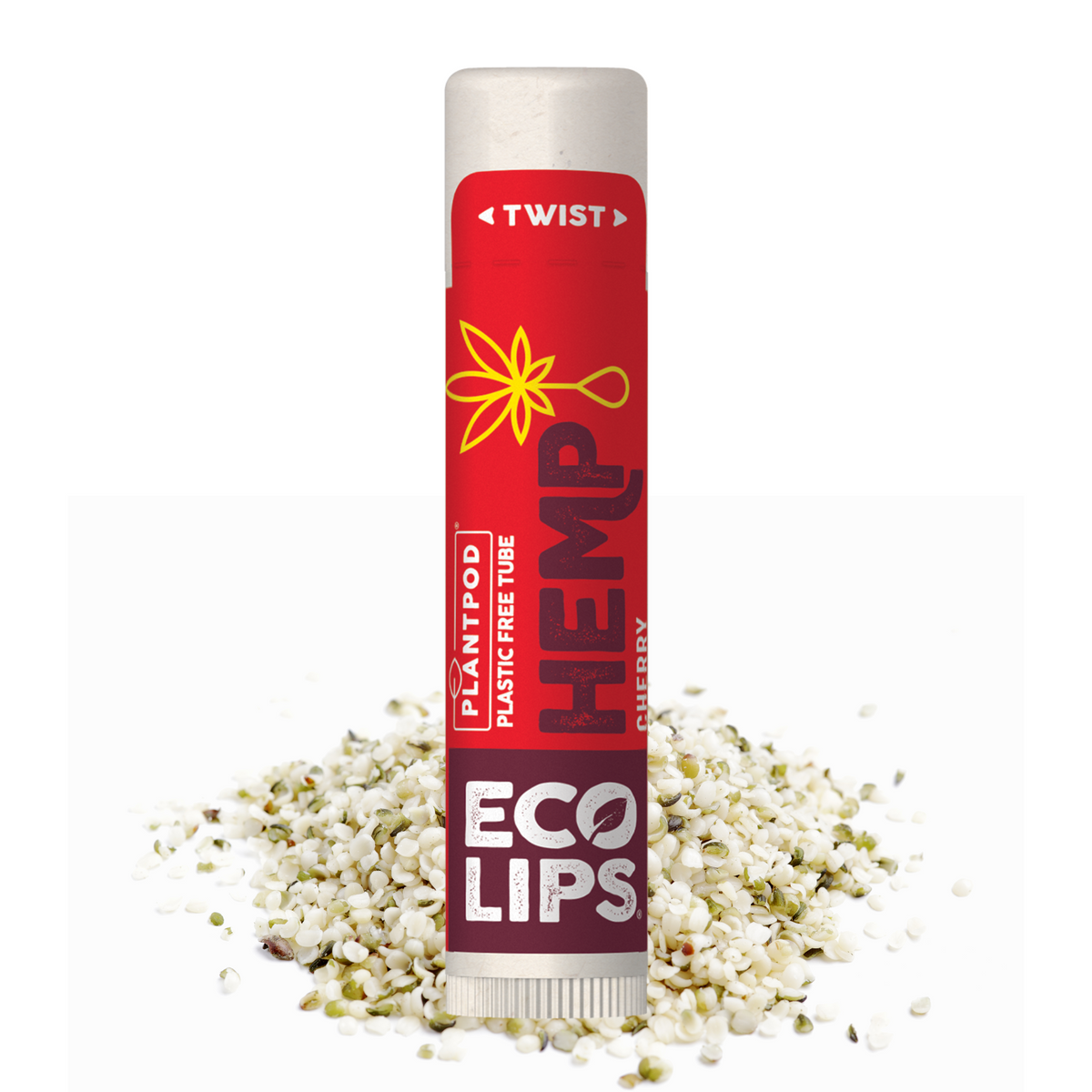 Hemp Cherry Plant Pod® Organic Lip Balm, 0.15 oz.
