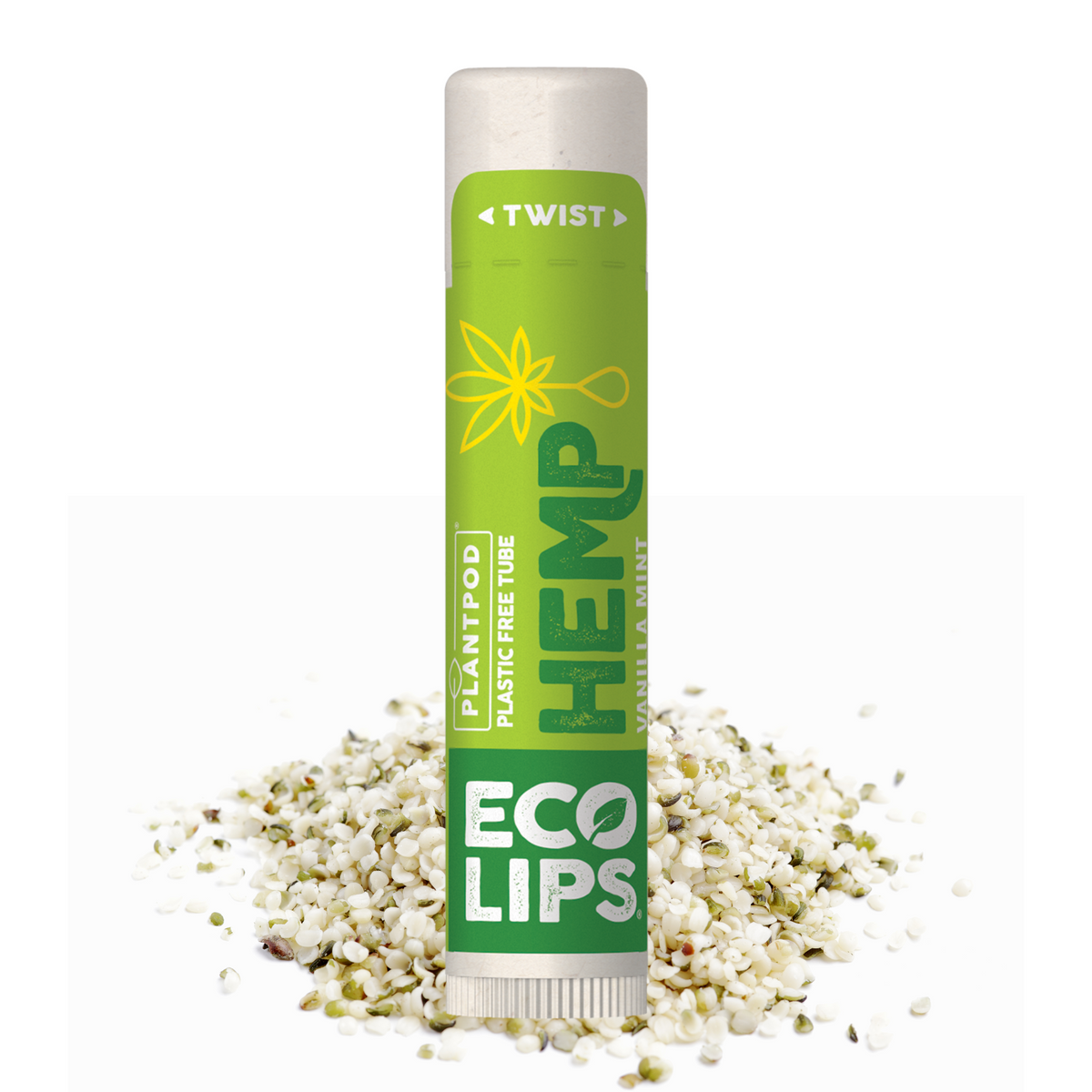 Hemp Vanilla Mint Plant Pod® Organic Lip Balm, 0.15 oz.