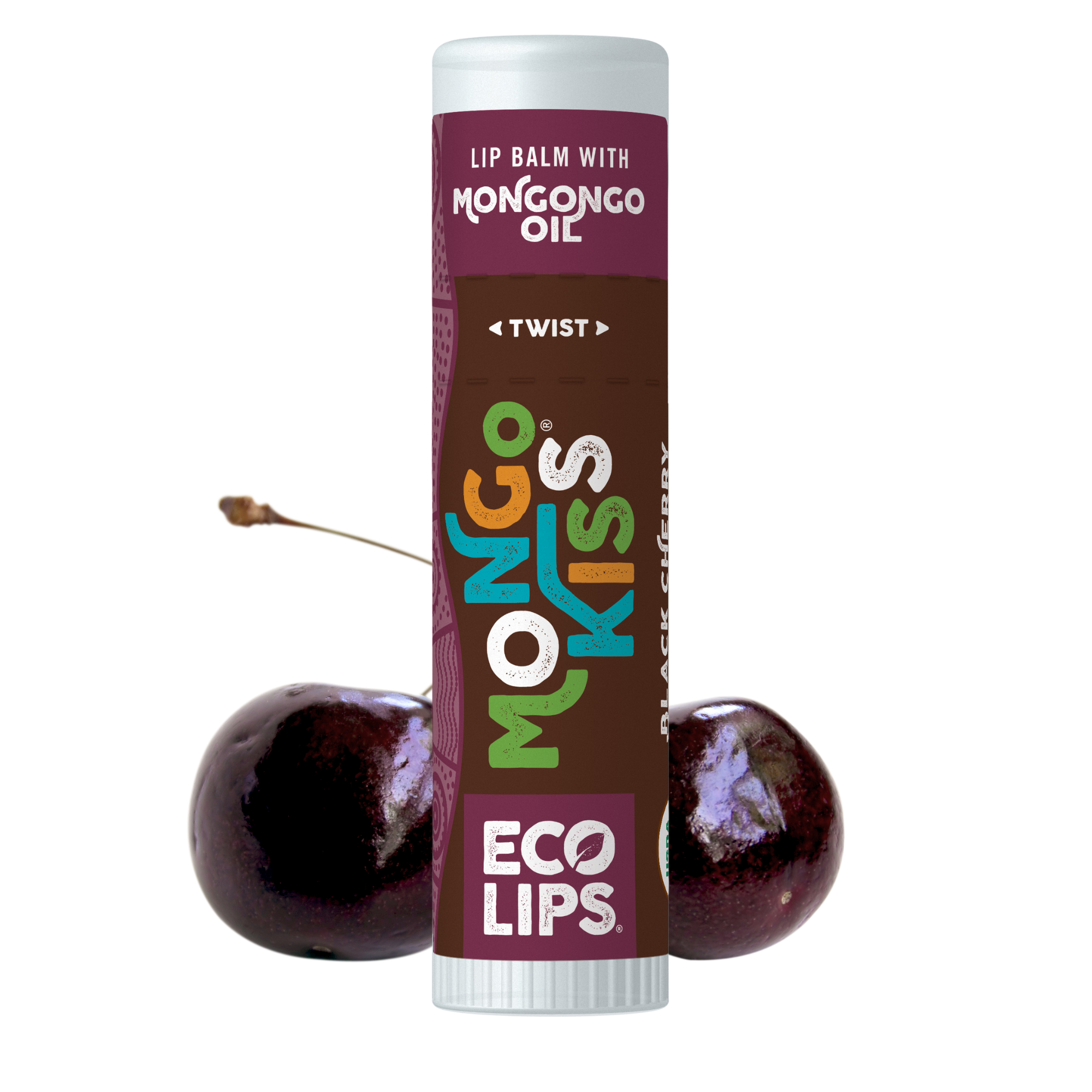 Mongo Kiss® Black Cherry Organic Lip Balm, 0.25 oz.