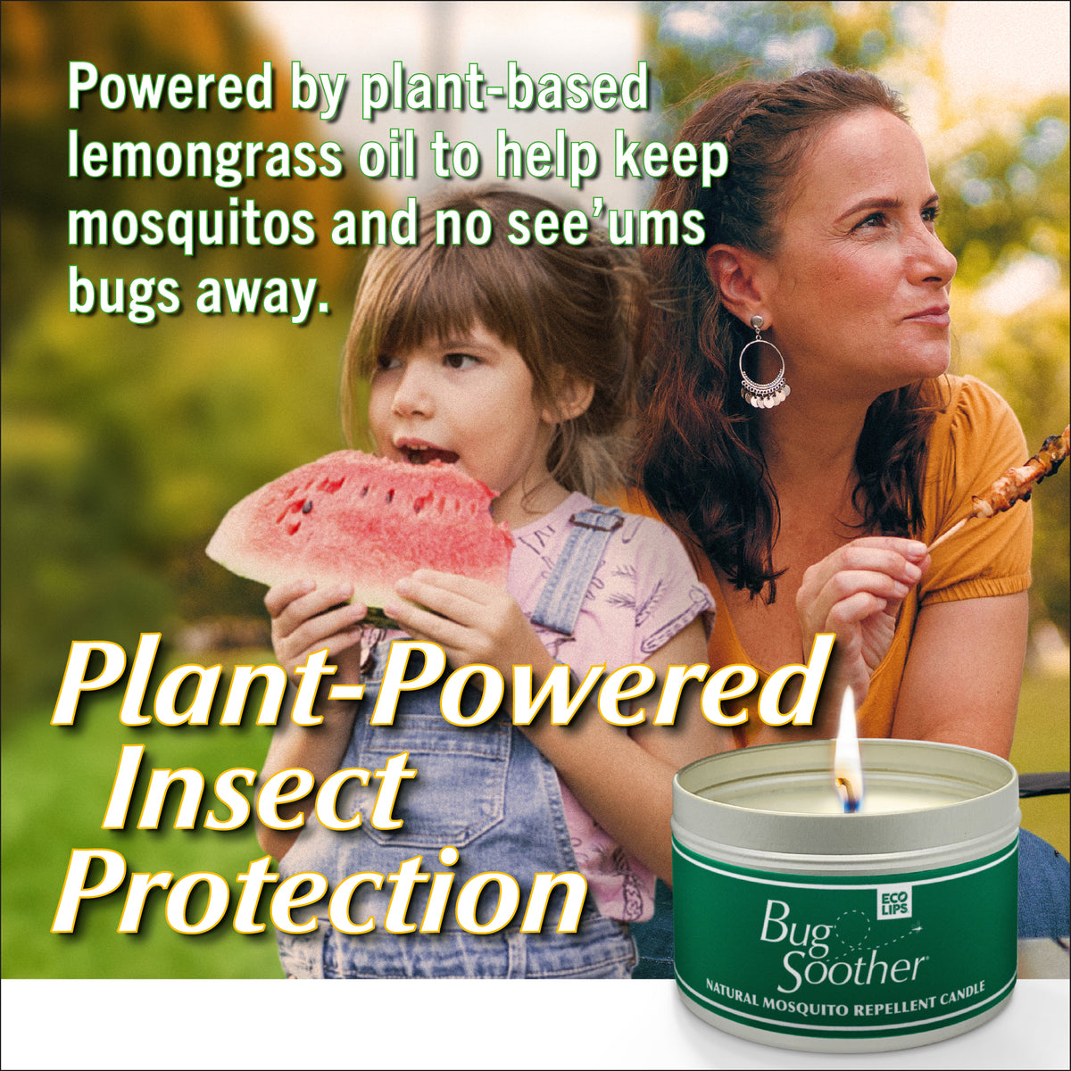 Bug Soother Mosquito Repellent Candle + 1 oz. Spray Bottle Pack