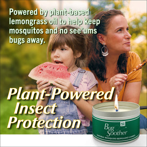 Bug Soother Mosquito Repellent Candle + 1 oz. Spray Bottle Pack