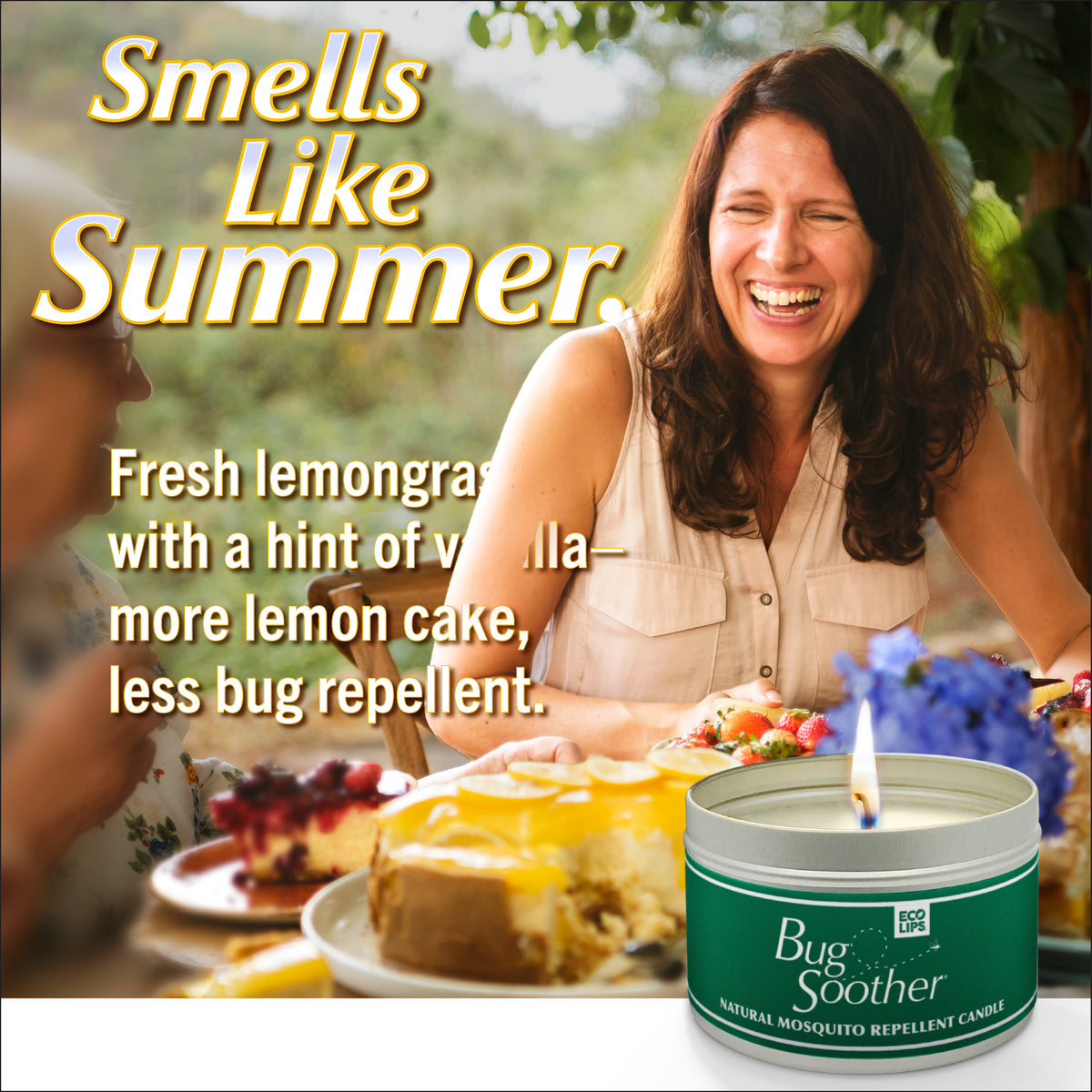 Bug Soother Mosquito Repellent Candle + 1 oz. Spray Bottle Pack