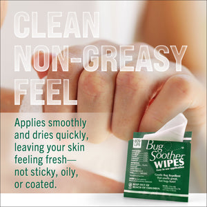 Bug Soother Natural Mosquito Repellent Wipes 15-count