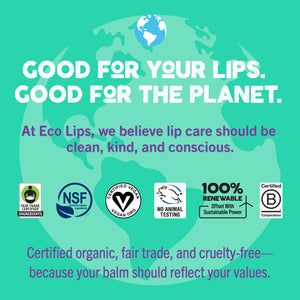 Vegan Bee Free® Plant Pod® Superfruit Organic Lip Balm, 3 pack
