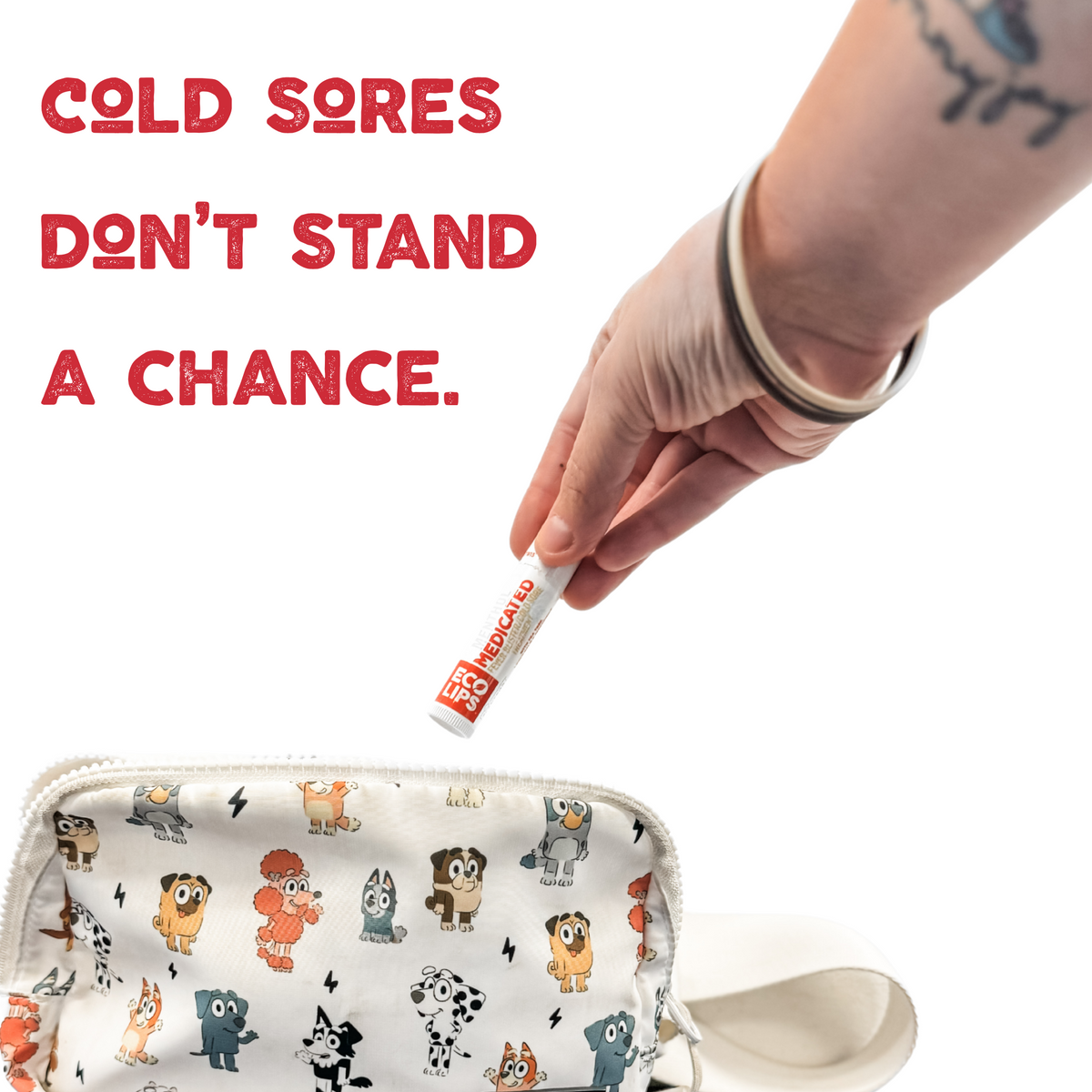 Medicated Cold Sore &amp; Fever Blister Treatment Plant Pod® Organic Lip Balm, 0.15 oz.