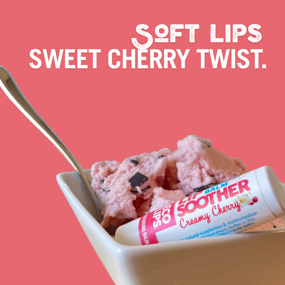 Conditioning Creamy Cherry Lip Soother Lip Balm, 0.15 oz.