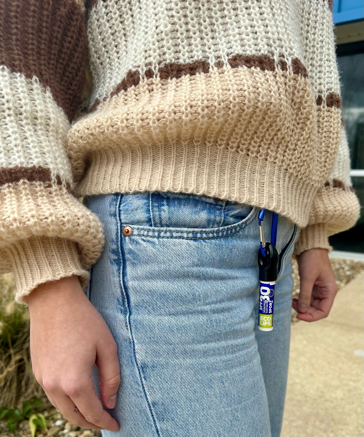 Eco Clip Carabiner [fits 0.15 oz] Lip Balm Holder