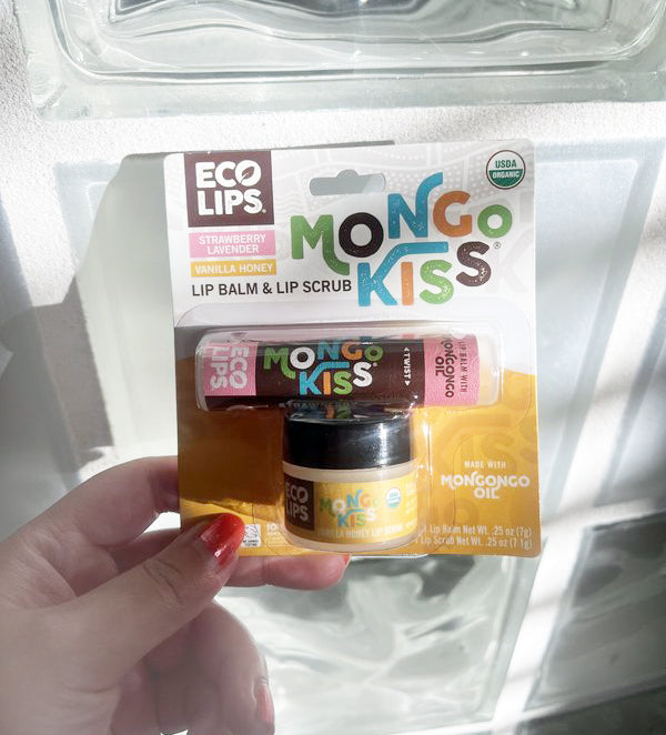 Mongo Kiss® Strawberry Lavender Organic Lip Balm + Vanilla Honey Sugar