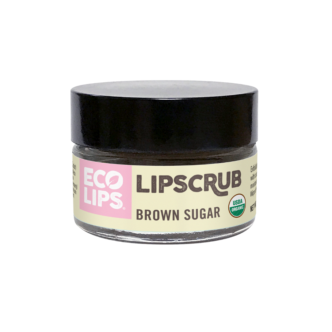 Organic Sugar Lip Scrub, Brown Sugar 0.50 oz.