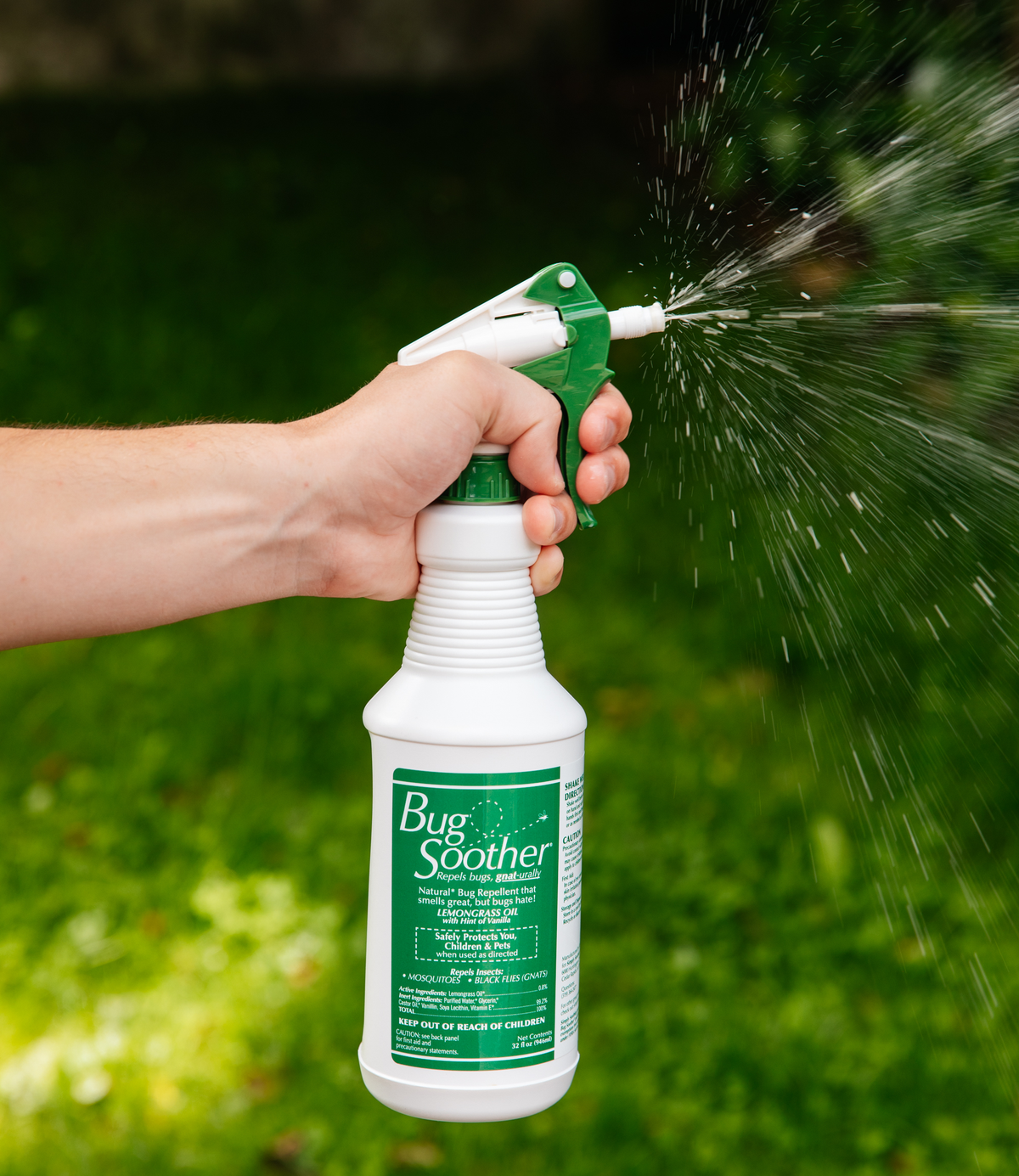Bug Soother Bug Spray 32 oz. Spray Bottle Eco Lips Store