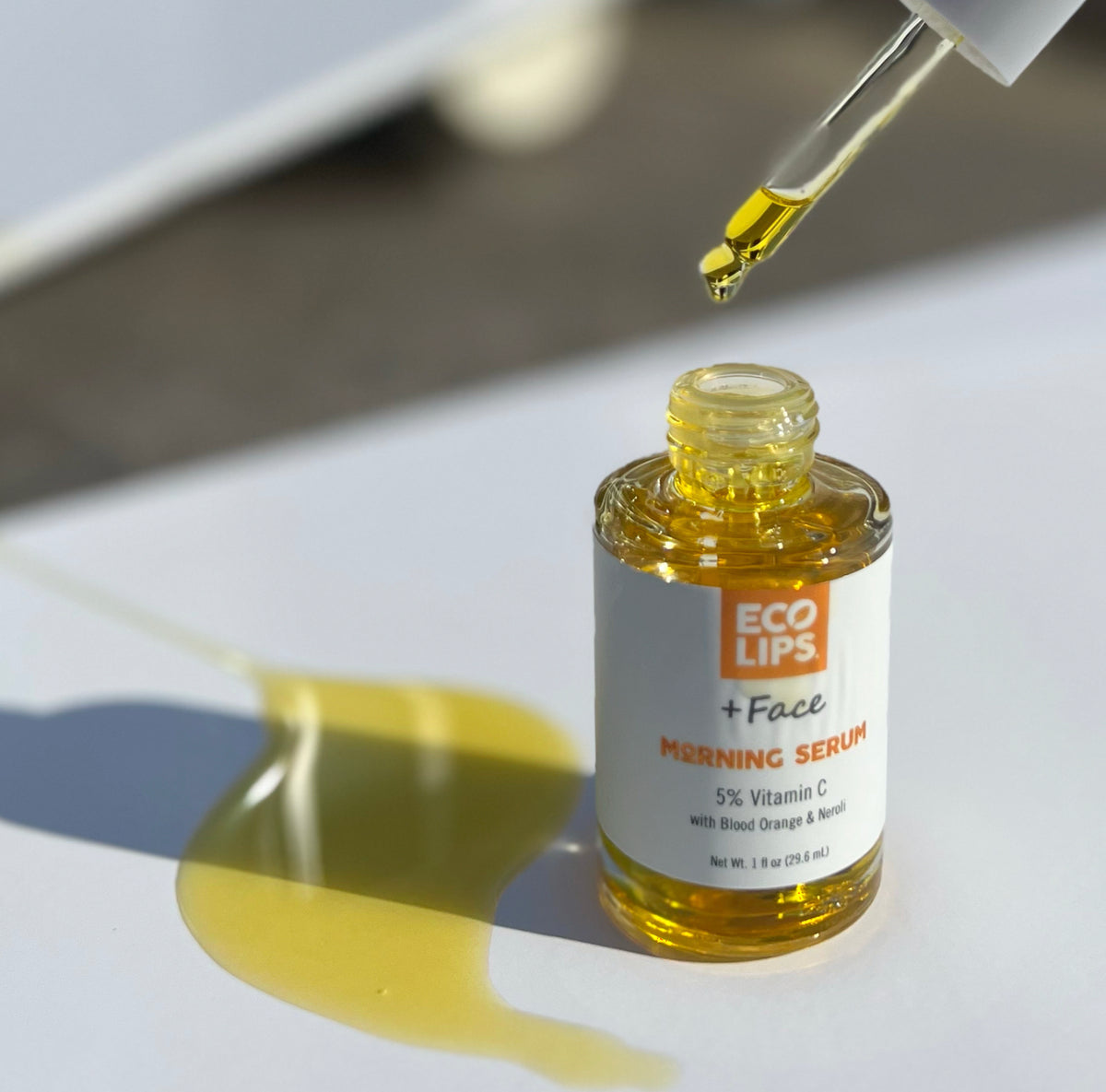 Eco Lips + Face Morning Facial Serum