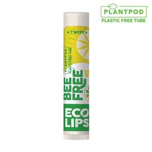 Vegan Bee Free® Plant Pod® Lemon Lime Organic Lip Balm, 0.15 oz.