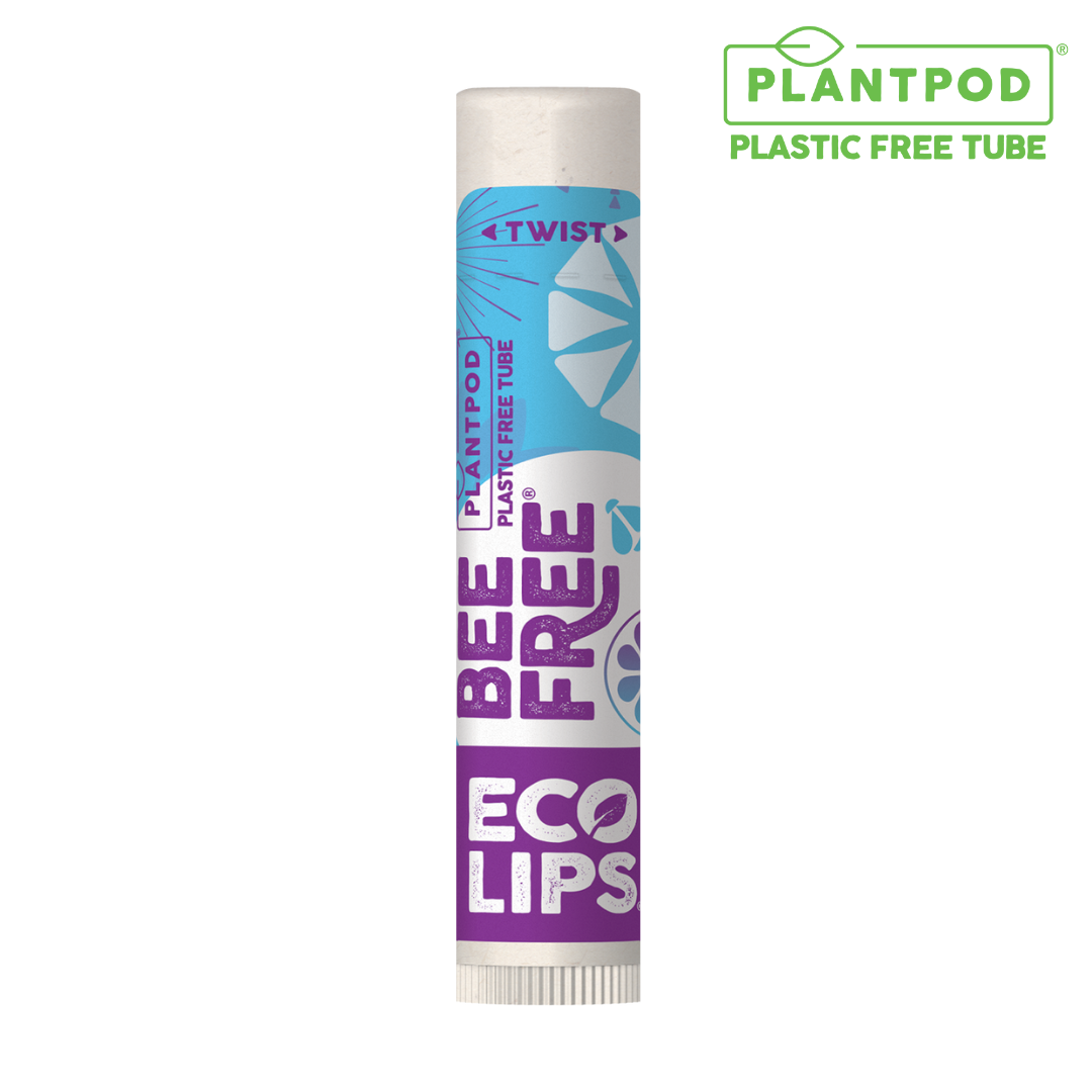 Vegan Bee Free® Plant Pod® Unflavored Organic Lip Balm, 0.15 oz.