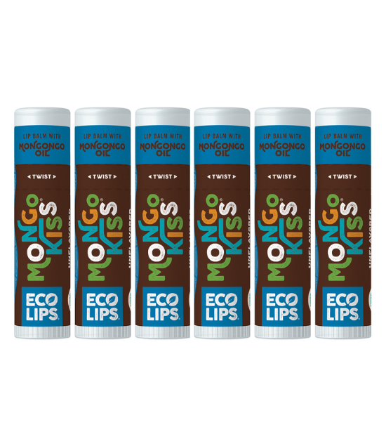 unflavored mongo kiss organic lip balm for chapped lips